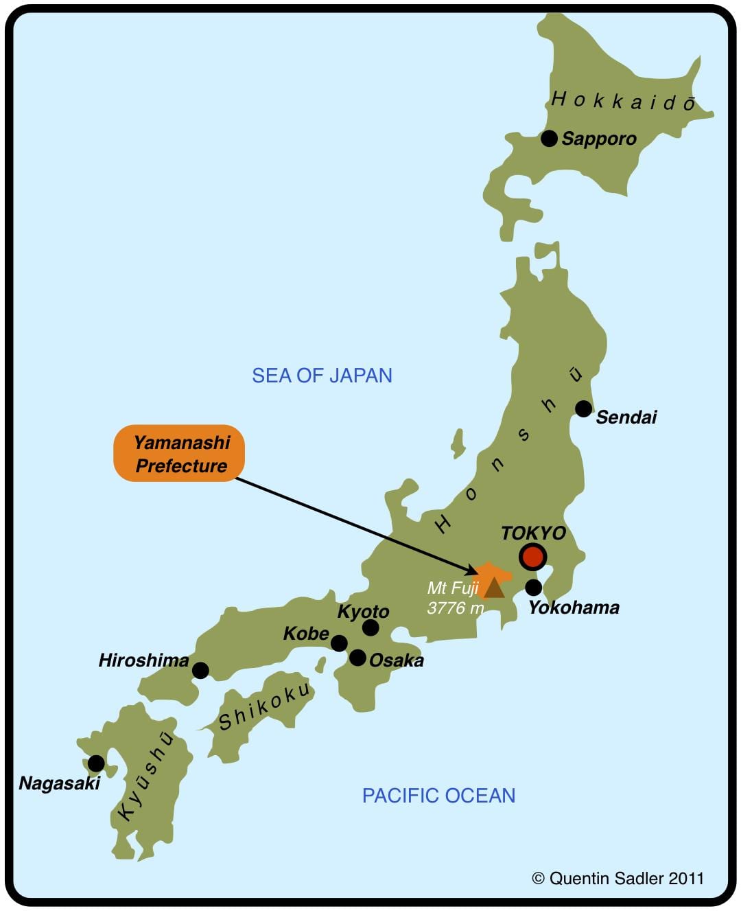 Yokohama térképen