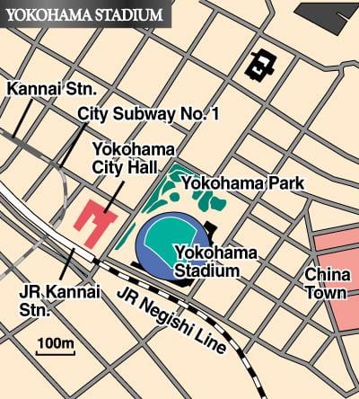 Térkép Yokohama stadion