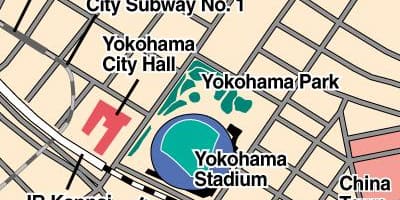 Térkép Yokohama stadion