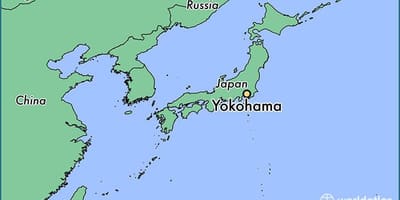 Térkép a Yokohama